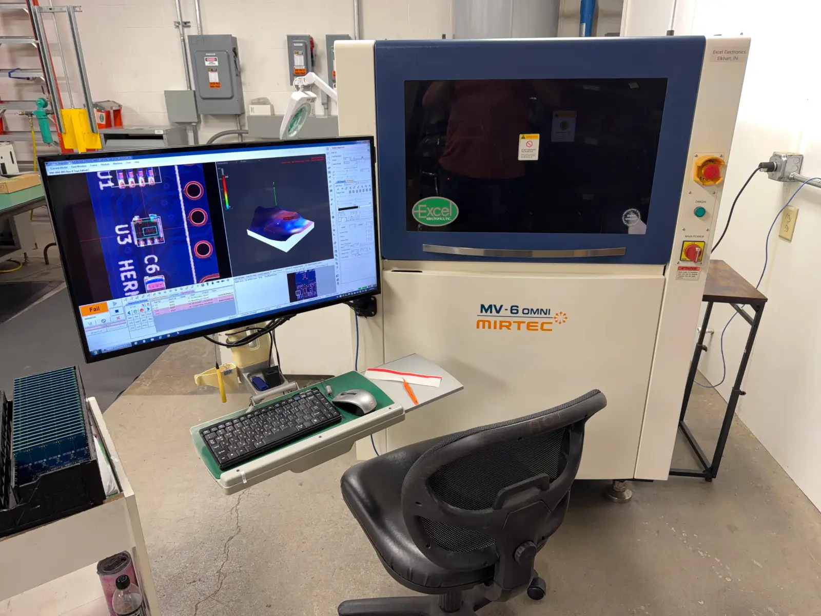 Excel Electronic Mirtec MV6e OMNI 3D AOI